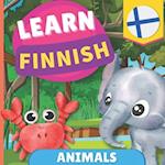 Learn finnish - Animals: Picture book for bilingual kids - English / Finnish - with pronunciations 