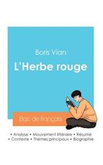 Réussir son Bac de français 2024 : Analyse de L'Herbe rouge de Boris Vian