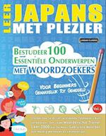 LEER JAPANS MET PLEZIER - VOOR BEGINNERS