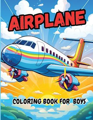 Airplane Coloring Book For Boys