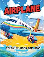 Airplane Coloring Book For Boys