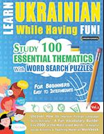 LEARN UKRAINIAN WHILE HAVING FUN! - FOR BEGINNERS