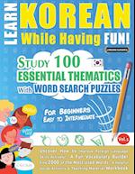 LEARN KOREAN WHILE HAVING FUN! - FOR BEGINNERS