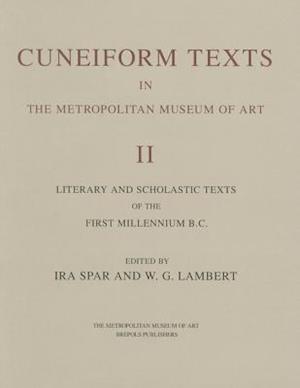 Cuneiform Texts in the Metropolitan Museum of Art II