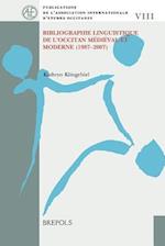 Paieo 08 Bibliographie Linguistique de L'Occitan Medieval Et Moderne (1987-2007)