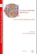 BEHE 159 Etudes d'exegese medievale offertes a Gilbert Dahan parses eleves