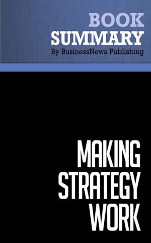 Summary: Making Strategy Work