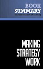 Summary: Making Strategy Work