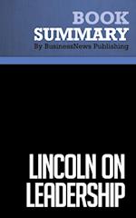 Summary: Lincoln on Leadership