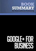 Summary: Google+ for Business