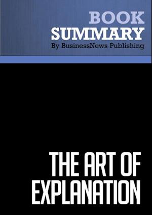 Summary: The Art of Explanation