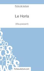 Le Horla de Maupassant (Fiche de lecture)