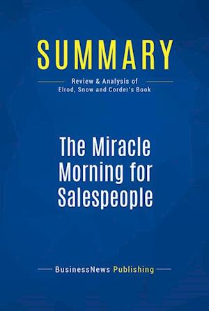 Summary: The Miracle Morning for Salespeople