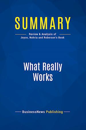 Summary: What Really Works