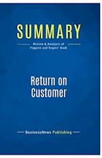 Summary: Return on Customer