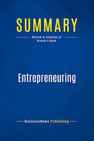 Summary: Entrepreneuring