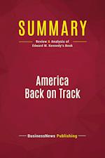 Summary: America Back on Track