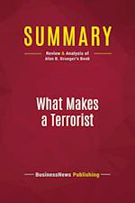 Summary: What Makes a Terrorist