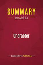 Summary: Character