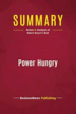 Summary: Power Hungry