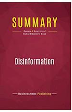 Summary: Disinformation