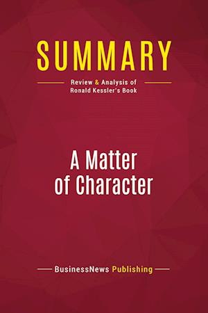 Summary: A Matter of Character