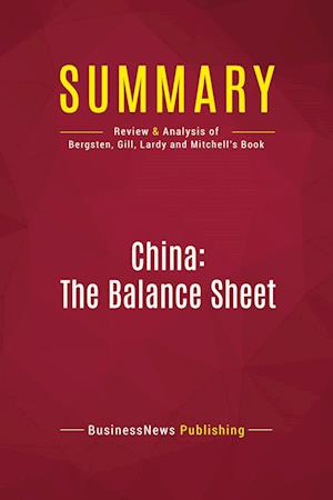 Summary: China: The Balance Sheet