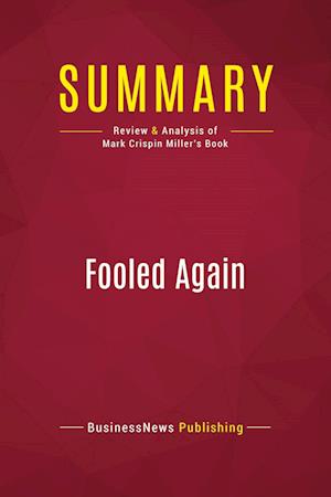 Summary: Fooled Again