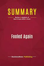 Summary: Fooled Again