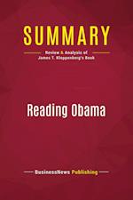 Summary: Reading Obama