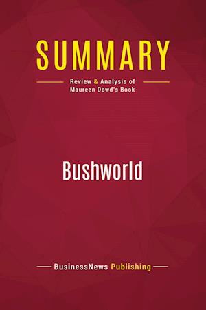 Summary: Bushworld