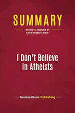 Summary: I Don't Believe in Atheists