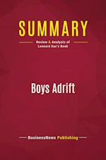 Summary: Boys Adrift