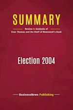 Summary: Election 2004