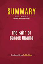 Summary: The Faith of Barack Obama