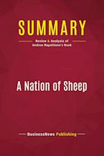 Summary: A Nation of Sheep