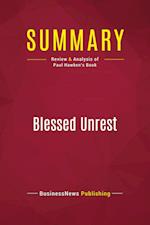 Summary: Blessed Unrest