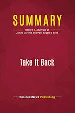 Summary: Take It Back