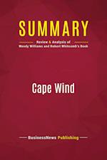 Summary: Cape Wind