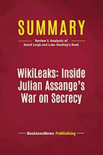 Summary: WikiLeaks: Inside Julian Assange's War on Secrecy