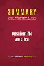 Summary: Unscientific America