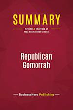 Summary: Republican Gomorrah