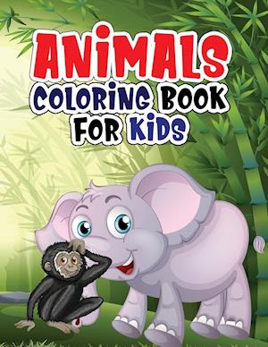 Animals coloring book for kids