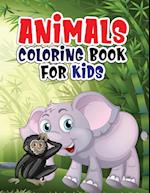 Animals coloring book for kids