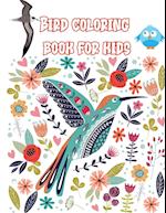 Bird coloring book for kids