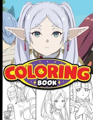 Frieren Beyond Journey's End Coloring book for kids and Teens