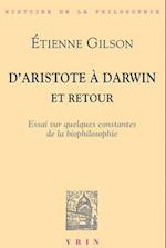 D'Aristote a Darwin... Et Retour