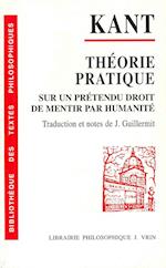 Theorie Et Pratique Droit de Mentir