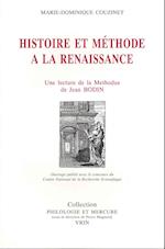 Histoire Et Methode a la Renaissance