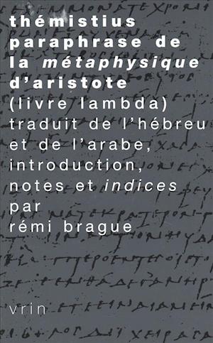 Paraphrase de La Metaphysique D'Aristote (Livre Lambda)